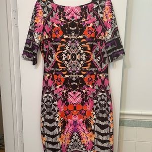 Gabby Skye Multicolor Midi Dress